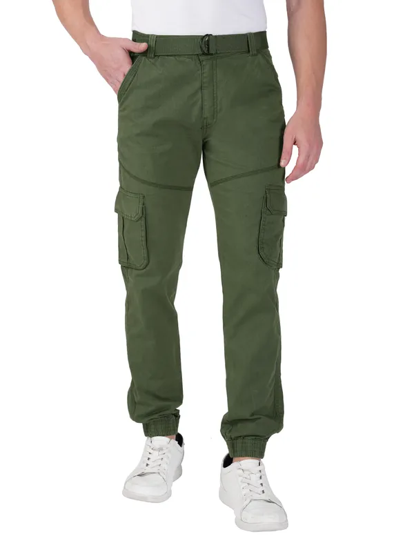 Light_Green_Cotton_Regular_Fit_Cargo_For_Men