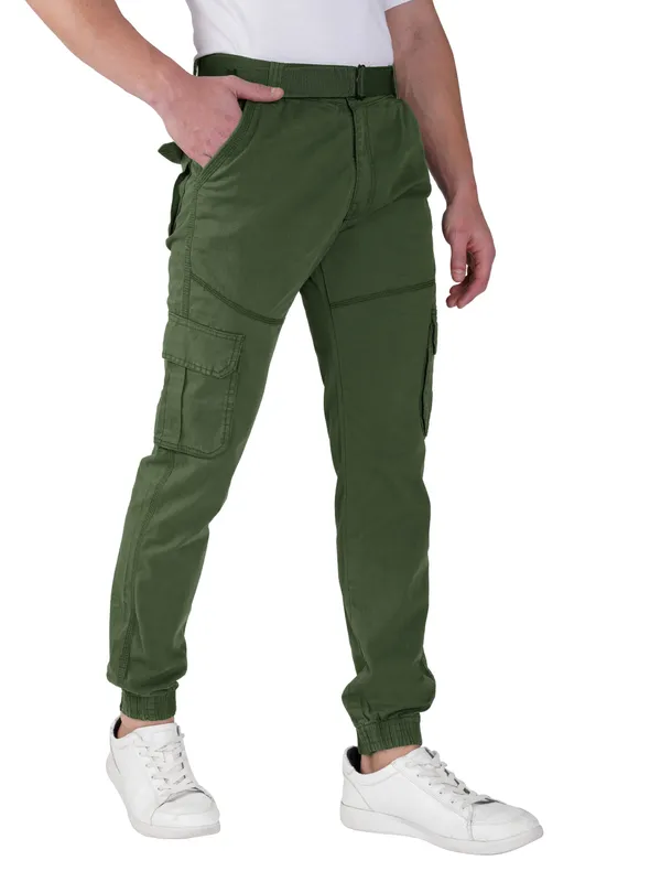 Light_Green_Cotton_Regular_Fit_Cargo_For_Men
