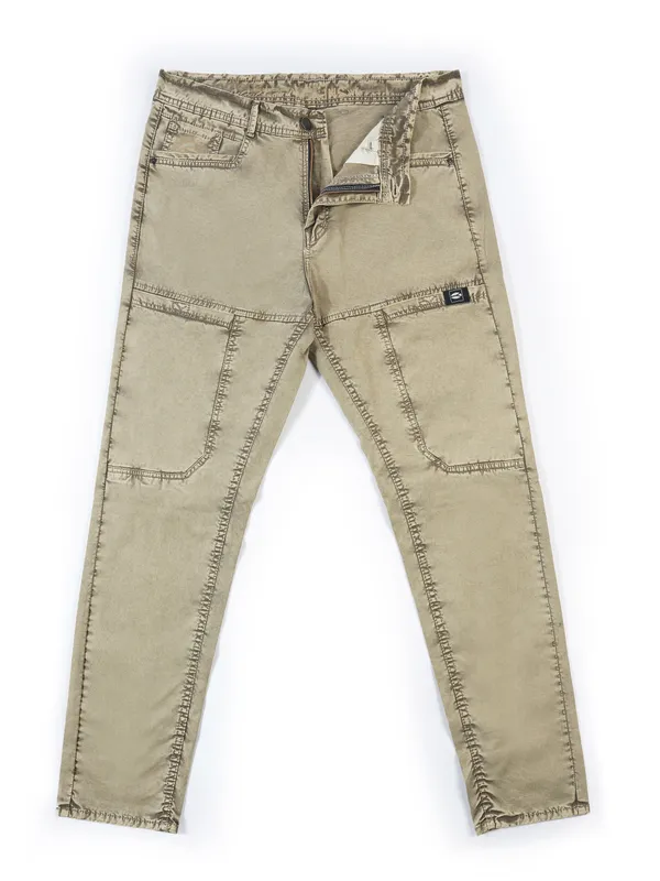 Beige_Cotton_Regular_Fit_Cargo_For_Men