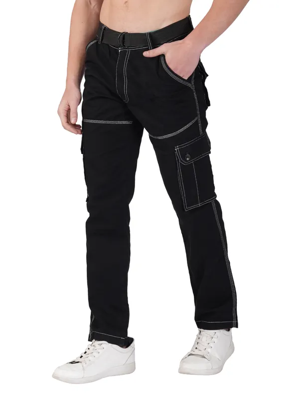 Black_Cotton_Regular_Fit_Cargo_For_Men
