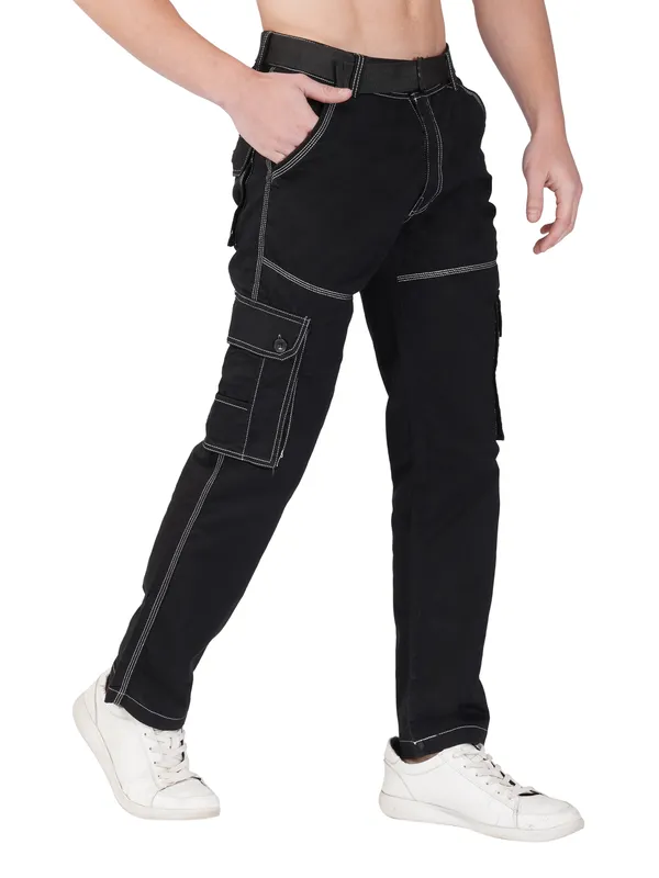 Black_Cotton_Regular_Fit_Cargo_For_Men