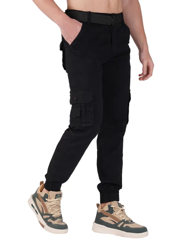 Black_Cotton_Regular_Fit_Cargo_For_Men