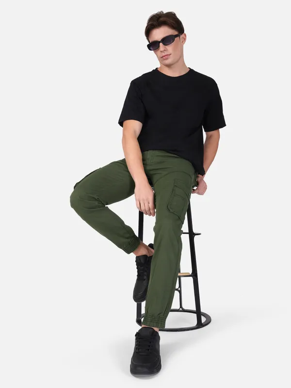 Green_Cotton_Regular_Fit_Cargo_For_Men