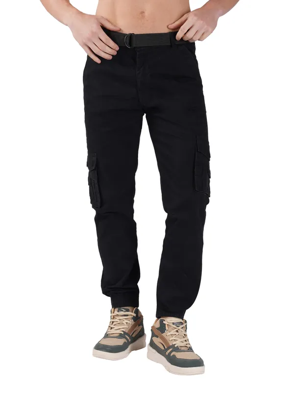 Black_Cotton_Regular_Fit_Cargo_For_Men