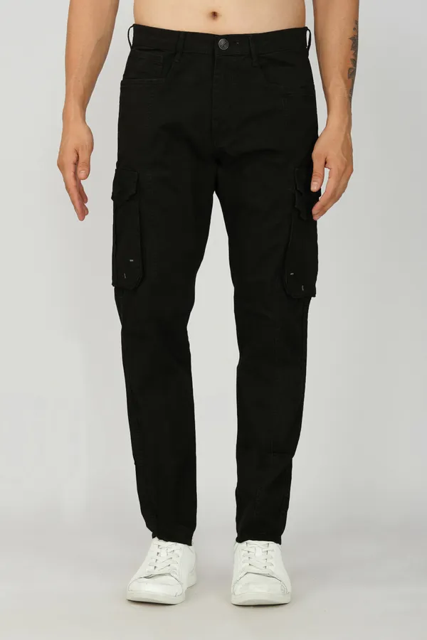 Black_Cotton_Regular_Fit_Cargo_For_Men