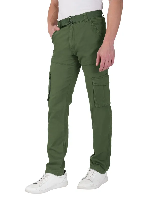 Light_Green_Cotton_Regular_Fit_Cargo_For_Men