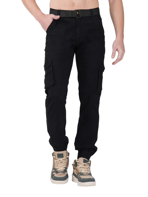 Black_Cotton_Regular_Fit_Cargo_For_Men