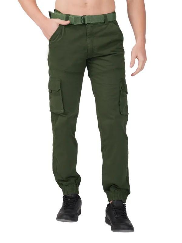 Dark_Green_Cotton_Regular_Fit_Cargo_For_Men