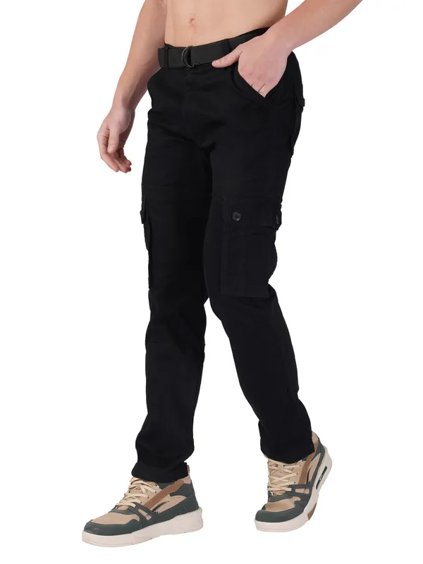 Black_Cotton_Regular_Fit_Cargo_For_Men