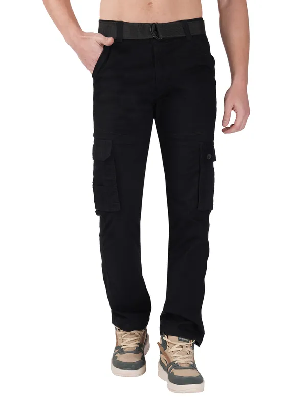 Black_Cotton_Regular_Fit_Cargo_For_Men