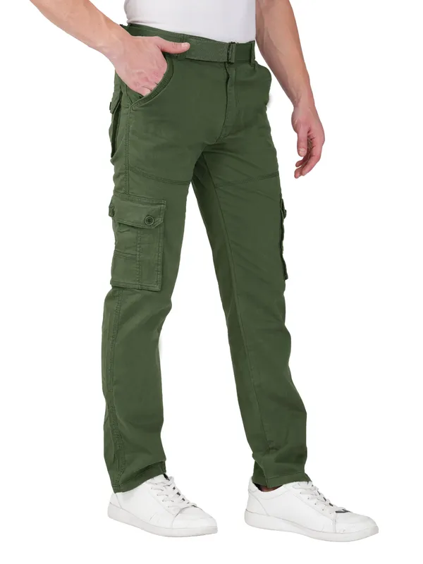 Light_Green_Cotton_Regular_Fit_Cargo_For_Men