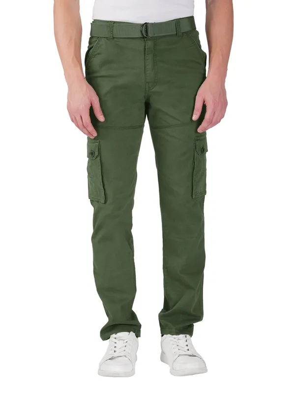 Light_Green_Cotton_Regular_Fit_Cargo_For_Men