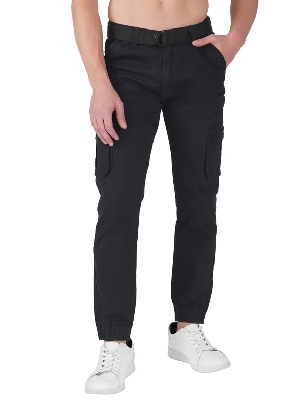 Black_Cotton_Regular_Fit_Cargo_For_Men
