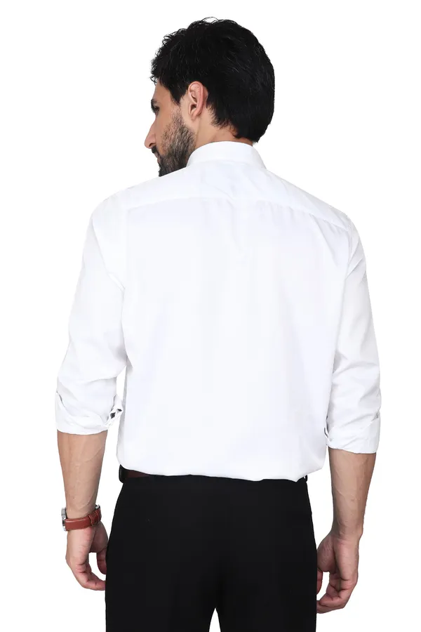 White_Classic_Cotton_Textured_Casual_Shirt_For_Men