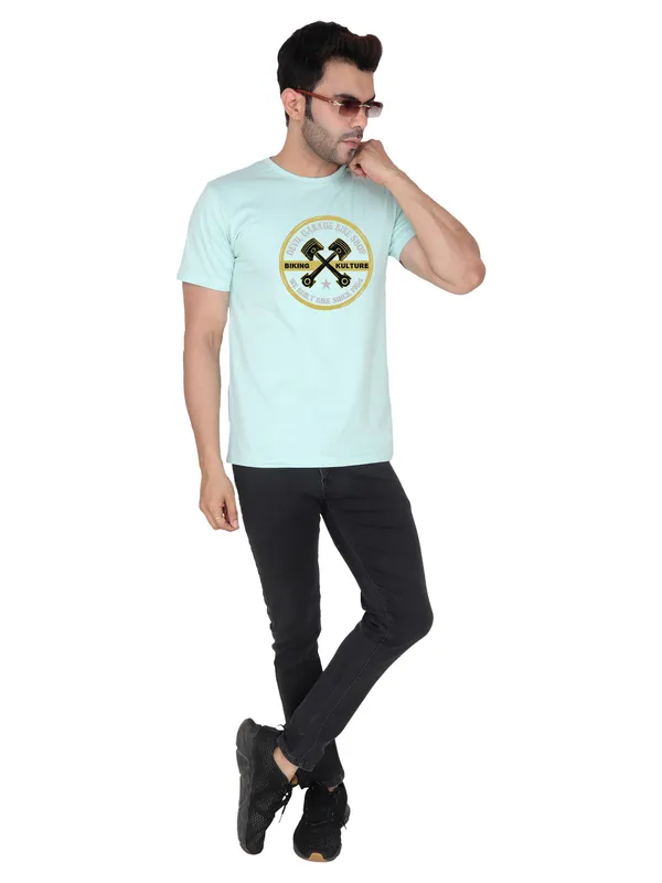 Mint_Green_Devil_Garage_Printed_Tee_For_Men