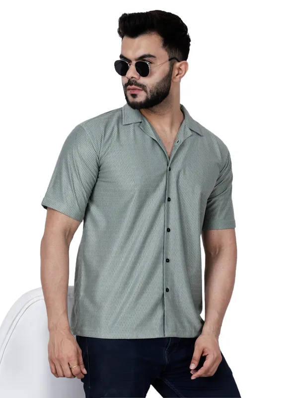 Mint_Green_Knitted_Casual_Shirt