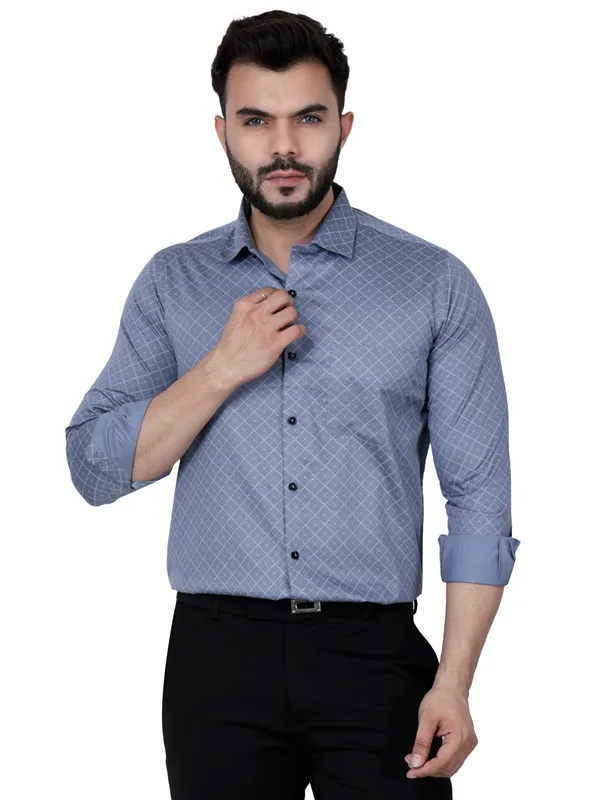 Blue_Geometric_Printed_Shirt