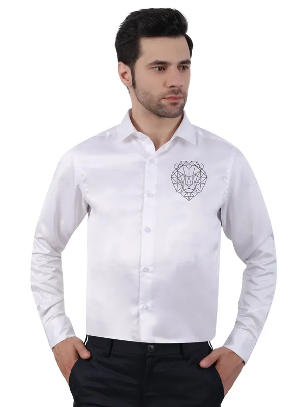 White_Designer_Satin_Spirit_Animal_Party_Wear_Shirt__For_Men