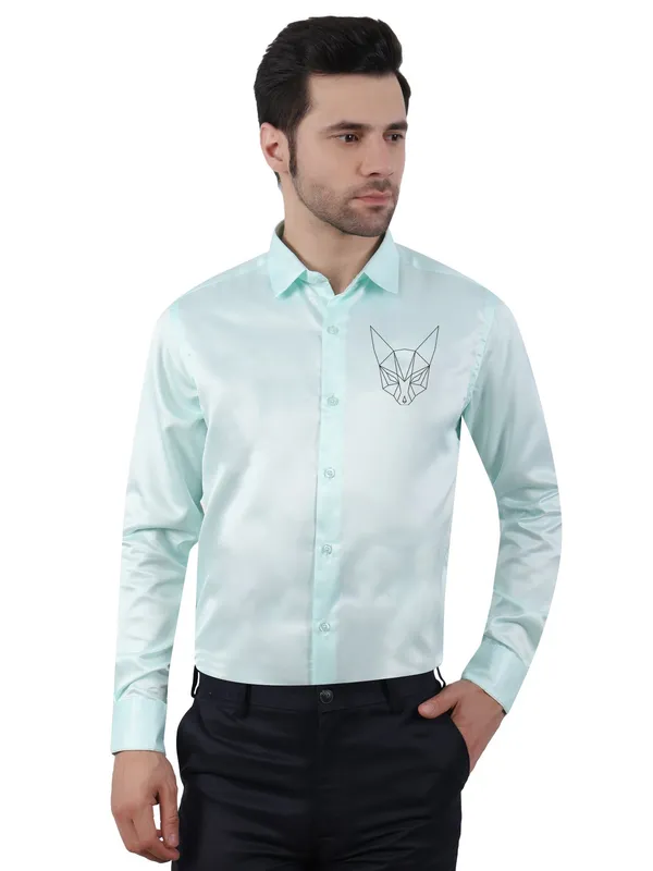 Pink_Designer_Fox_Printed_Satin_Animal_Party_Wear_Shirt_For_Men