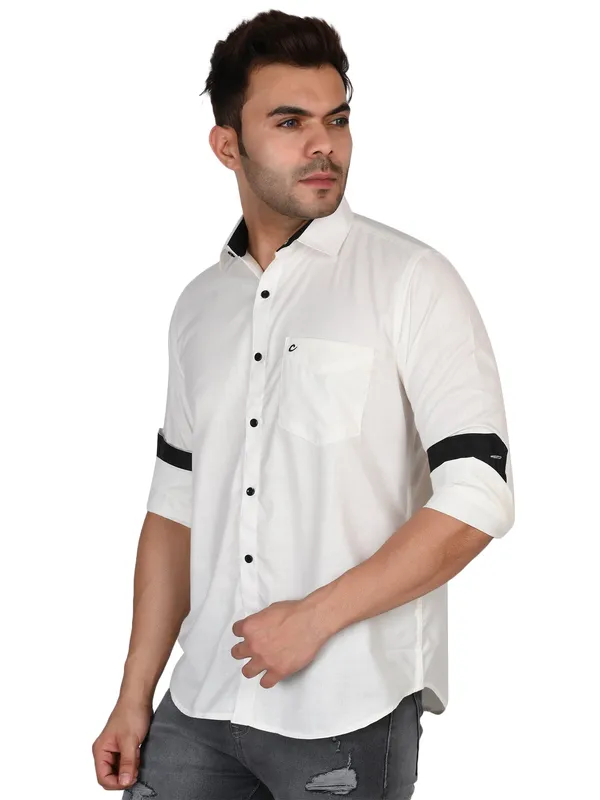 Off-White_Classic_Cotton_Solid_Casual_Off-Shirt_For_Men