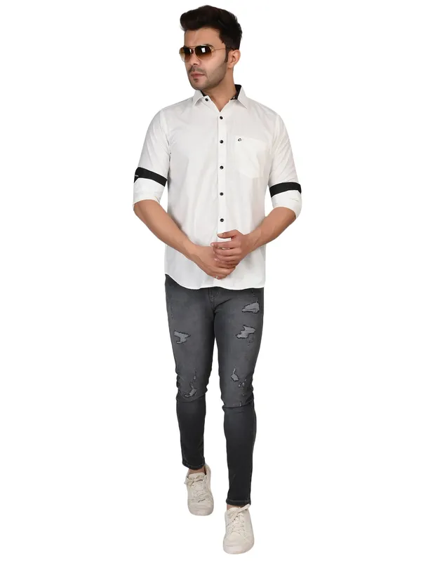 Off-White_Classic_Cotton_Solid_Casual_Off-Shirt_For_Men