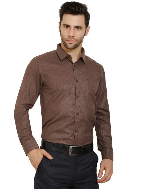 Brown_Classic_Cotton_Solid_Shirt_For_Men