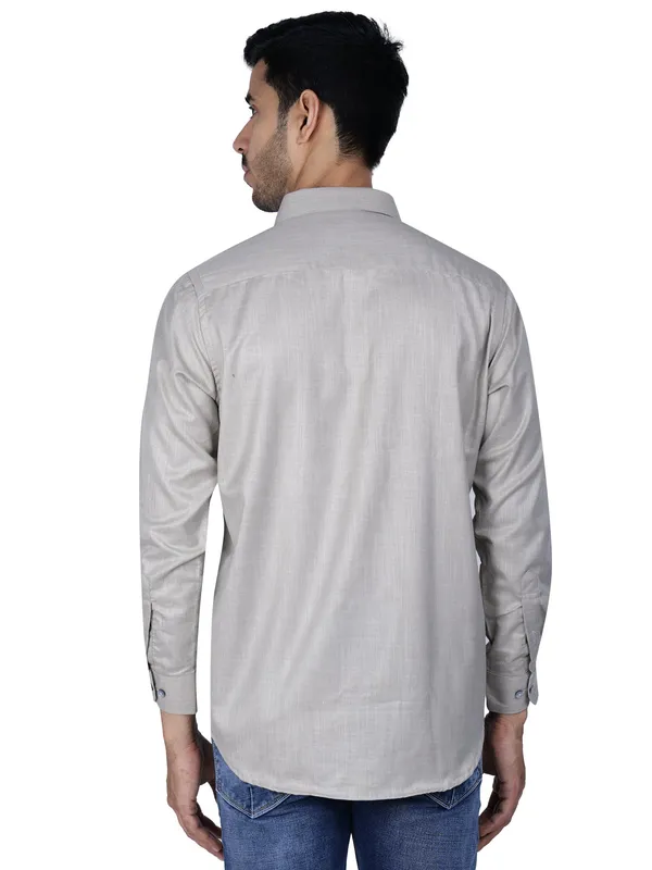 Khakhi_Classic_Cotton_Solid_Shirt_For_Men