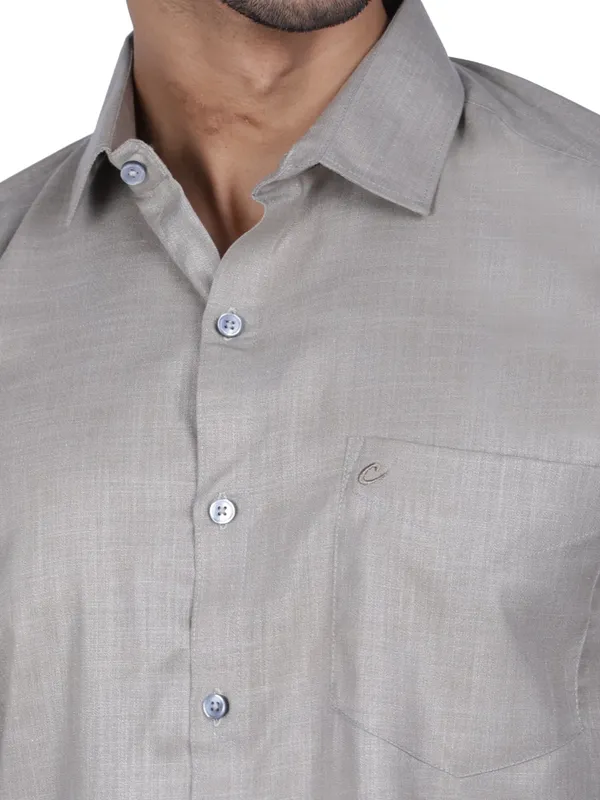 Khakhi_Classic_Cotton_Solid_Shirt_For_Men