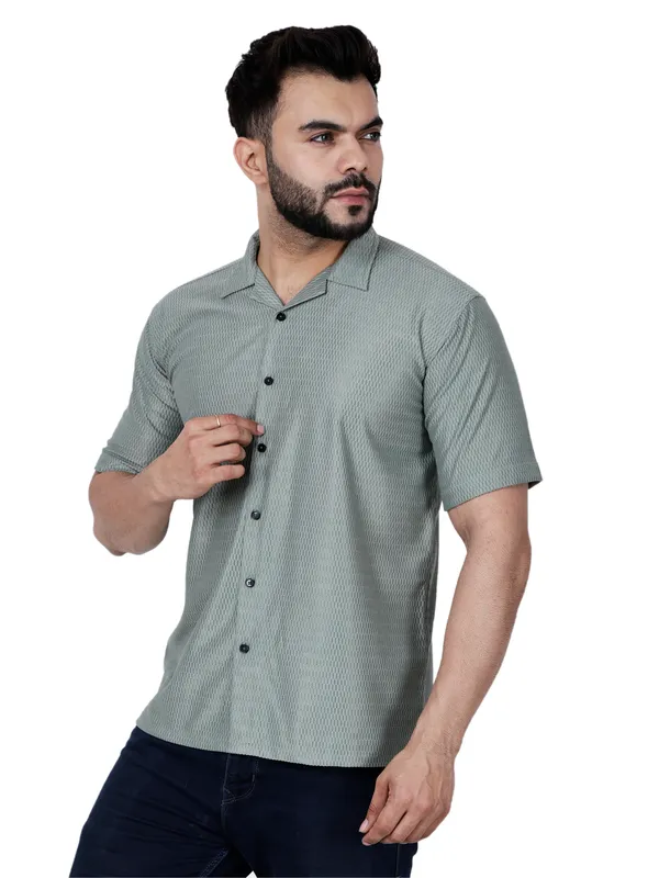 Mint_Green_Knitted_Casual_Shirt