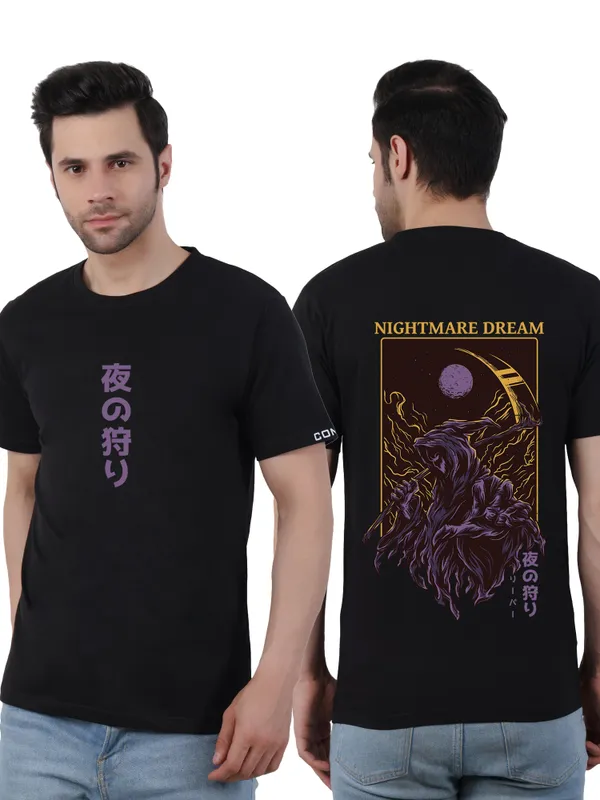 Black_Nightmare_Dream_Printed_100%_CottonTshirt_For_Men