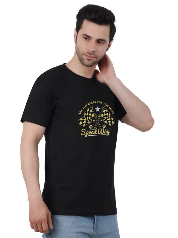 Black_Speedway_Printed_Tee_For_Men