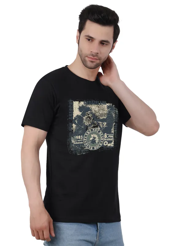 Black_Garage_Land_Printed_Tee_For_Men