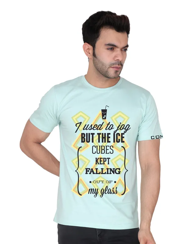 Mint_Green_Jogging_Printed_Tee_For_Men