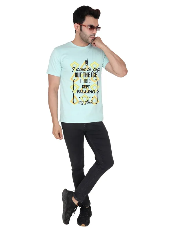 Mint_Green_Jogging_Printed_Tee_For_Men