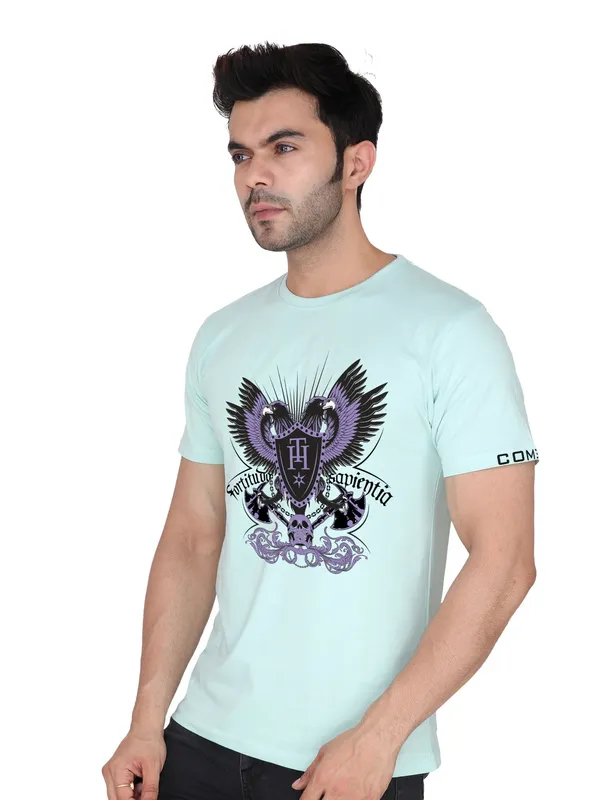 Mint_Green_Th_Printed_Tee_For_Men