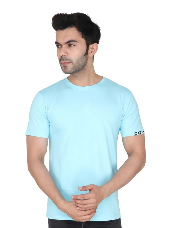 Arctic_Blue_Solid_Tee_For_Men