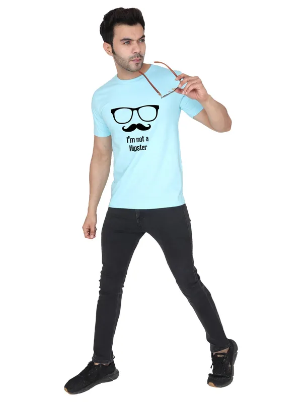 Arctic_Blue_Not_A_Hipster_Printed_Tee_For_Men
