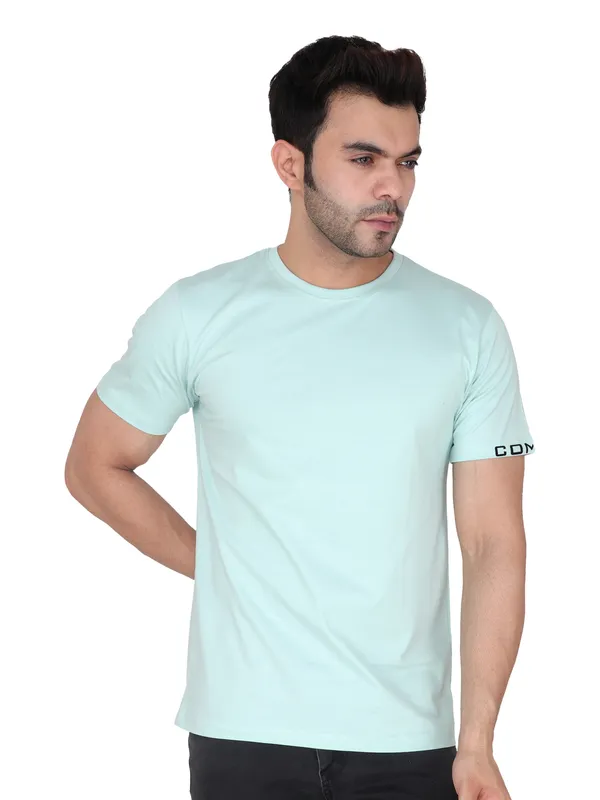 Mint_Green_Solid_Tee_For_Men