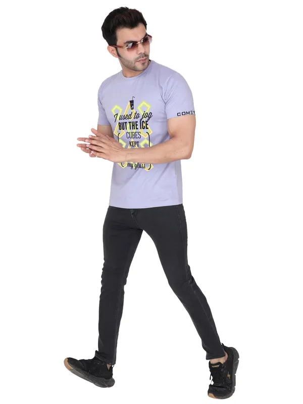 Lavender_Jogging_Printed_100%_CottonTshirt_For_Men