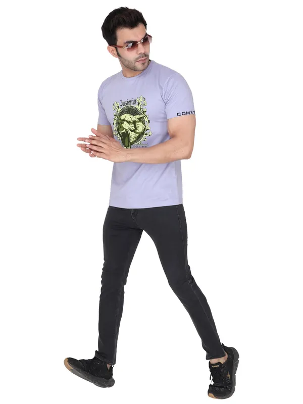 Lavender_Insignia_Printed_Tee_For_Men