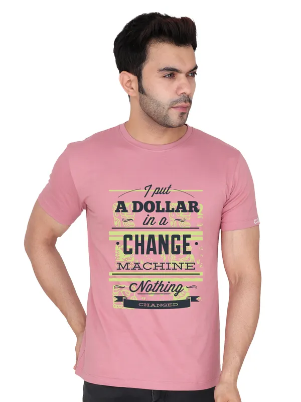 Rose_Pink_Change_Machine_Printed_Tee_For_Men
