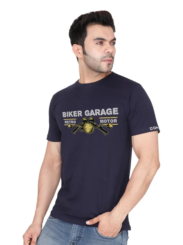 Navy_Blue_Biker_Garage_Printed_Tee_For_Men