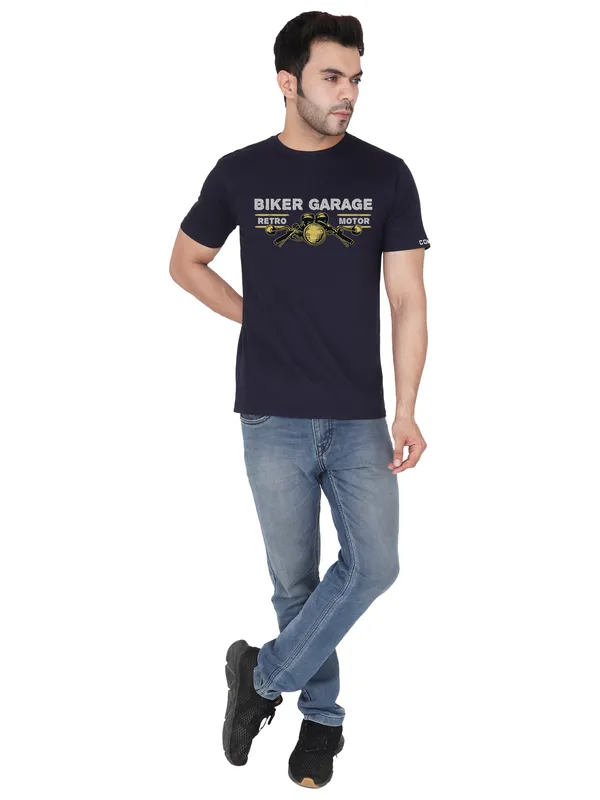 Navy_Blue_Biker_Garage_Printed_Tee_For_Men