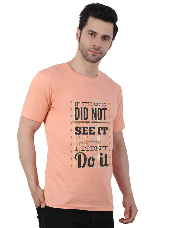 Creamy_Peach_I_Didn'T_Do_It_Printed_Tee_For_Men