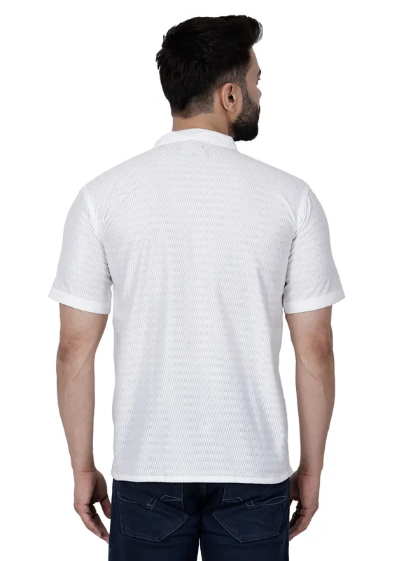 White_Knitted_Casual_Shirt