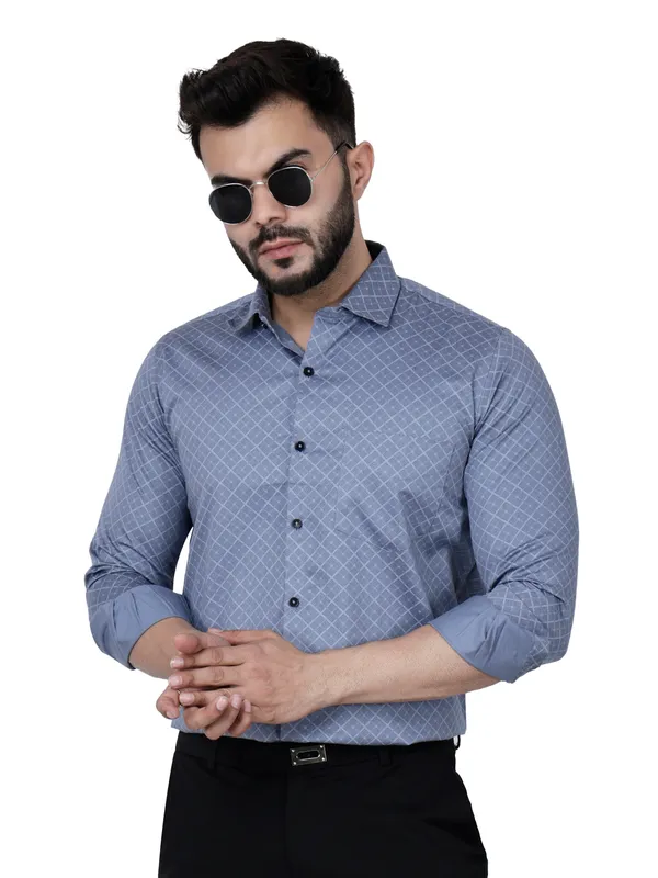 Blue_Geometric_Printed_Shirt