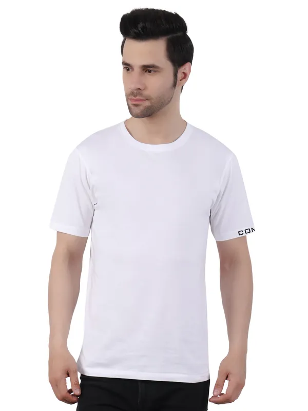 White_Solid_Tee_For_Men