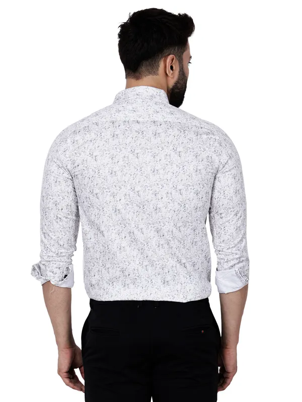 White_Abstract_Printed_Shirt