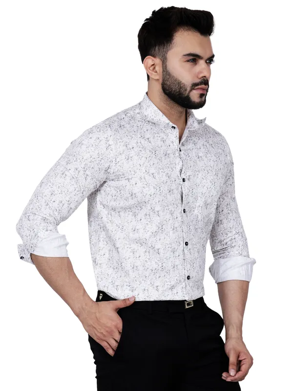White_Abstract_Printed_Shirt