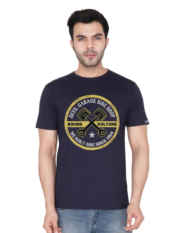 Navy_Blue_Devil_Garage_Printed_Tee_For_Men